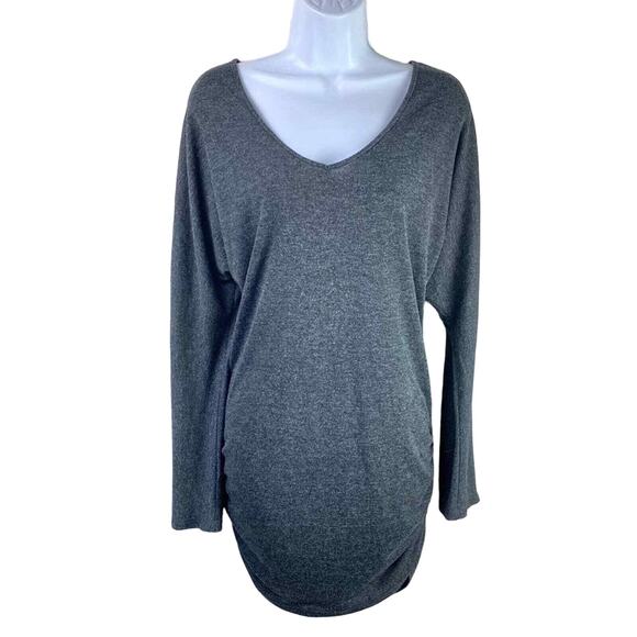 Barneys New York Knit Ruched Dress Dolman Sleeve M - Picture 1 of 4